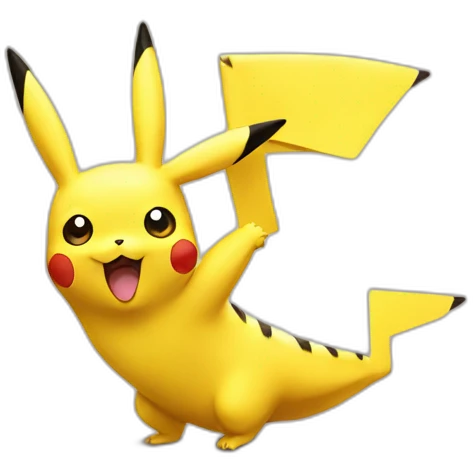 Pikachu banana emoji