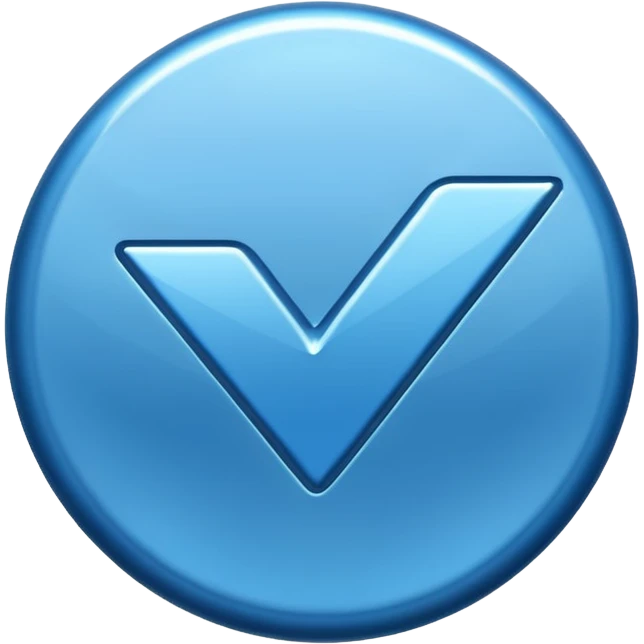 blue shiny checkmark for peer shoutouts emoji