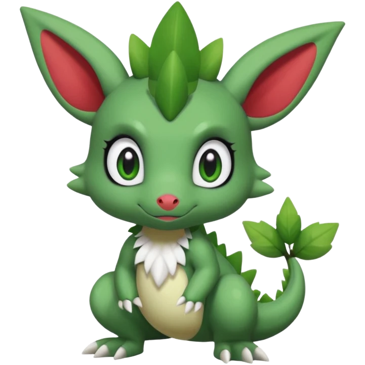 Ugly Fey Toony Axew-Shaymin-dragon emoji