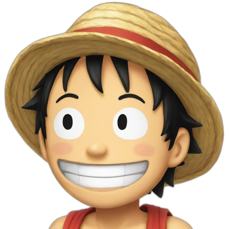 Laughing luffy  emoji