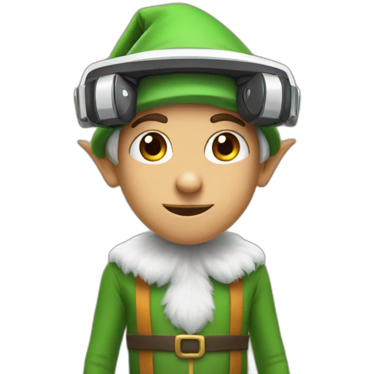 elf in vr headset emoji