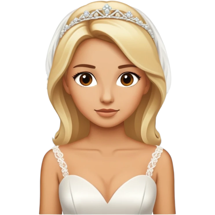 Blonde bride on yacht emoji