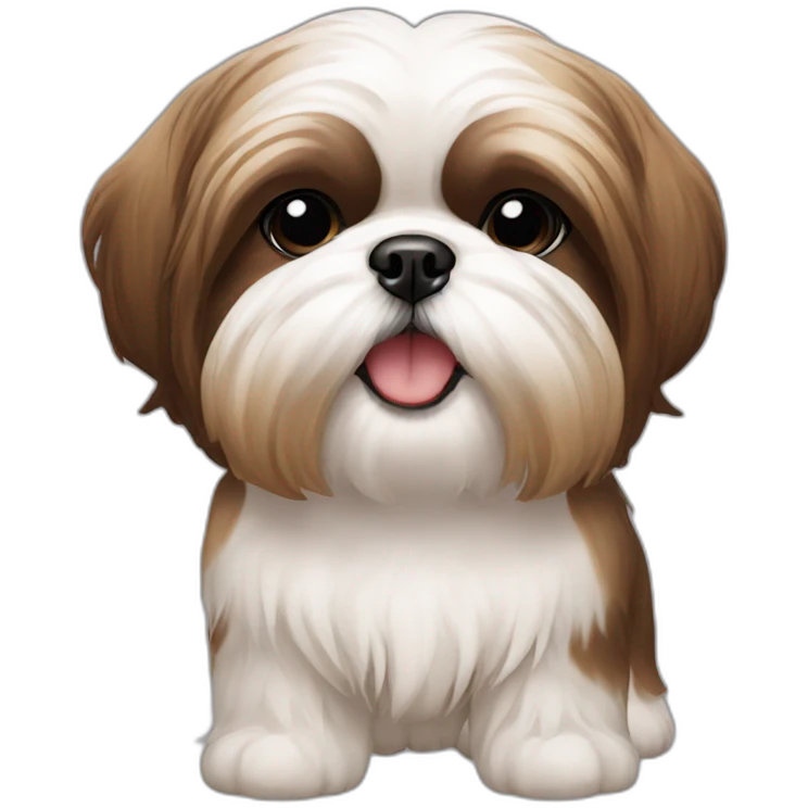 shihtzu dog marrom emoji