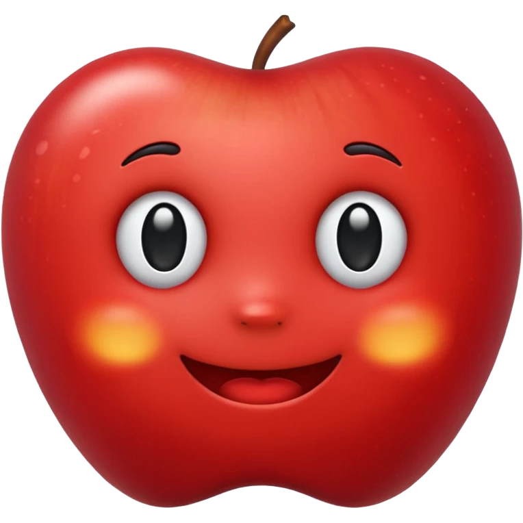 simple X emoticon in red, apple emoji style emoji