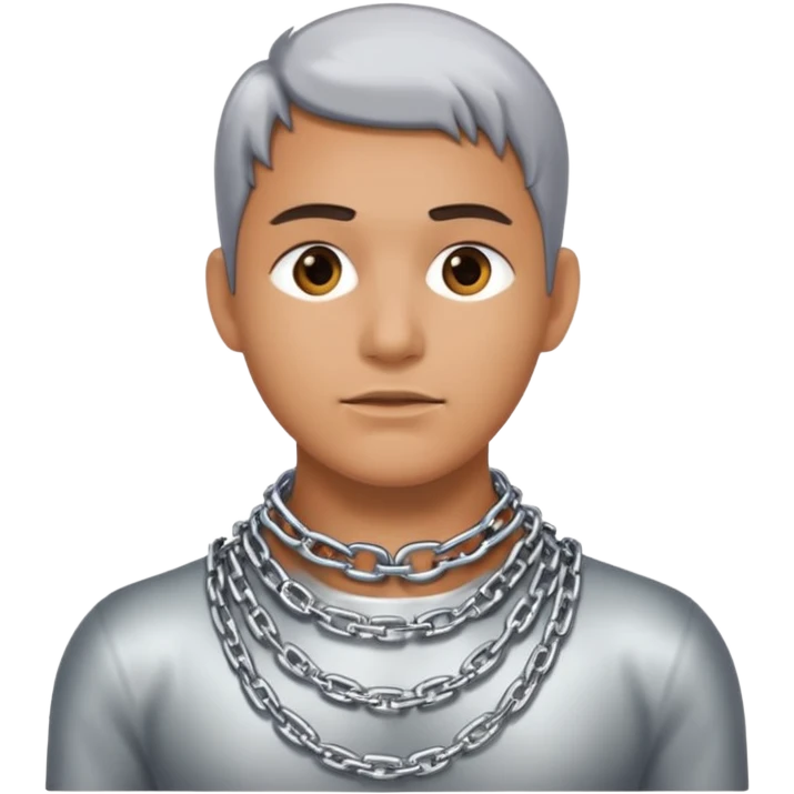 Neck with chains emoji