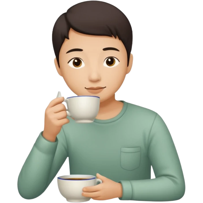 japanesse drinking tea emoji