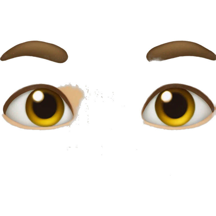 Frog eyebrows  emoji