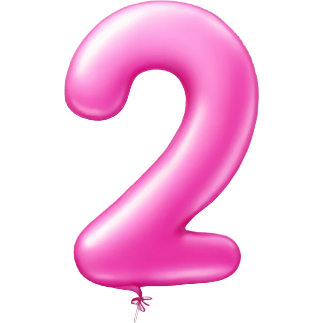 pink-balloon-shaped-like-number-1 emoji