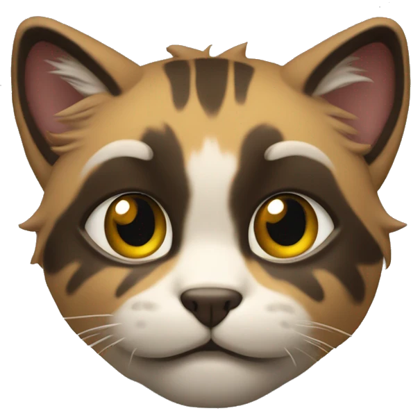 Рыжий кот на руках у светлой девочки emoji