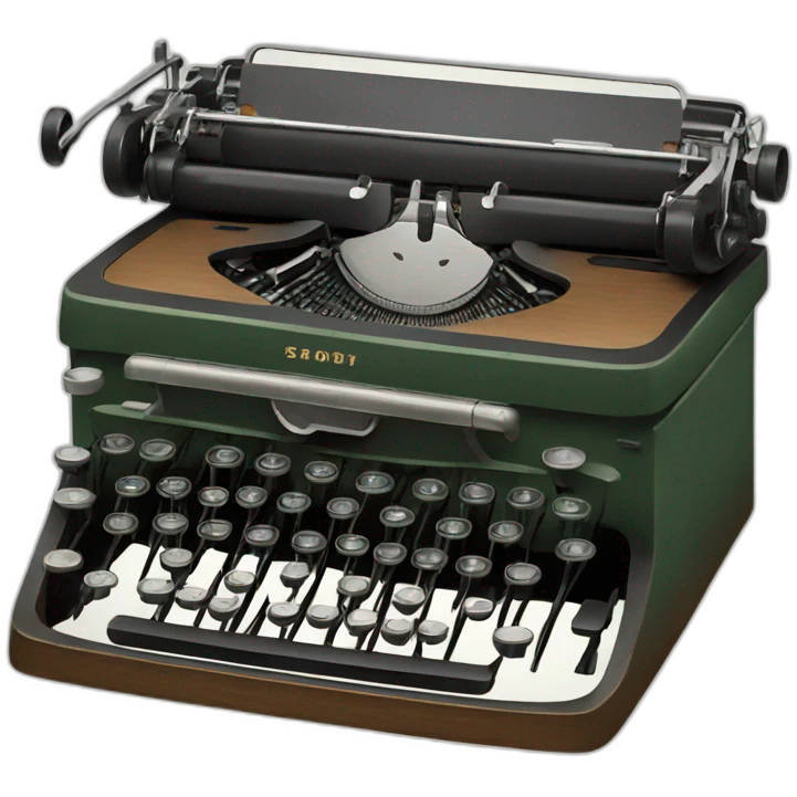 vintage typewriter emoji