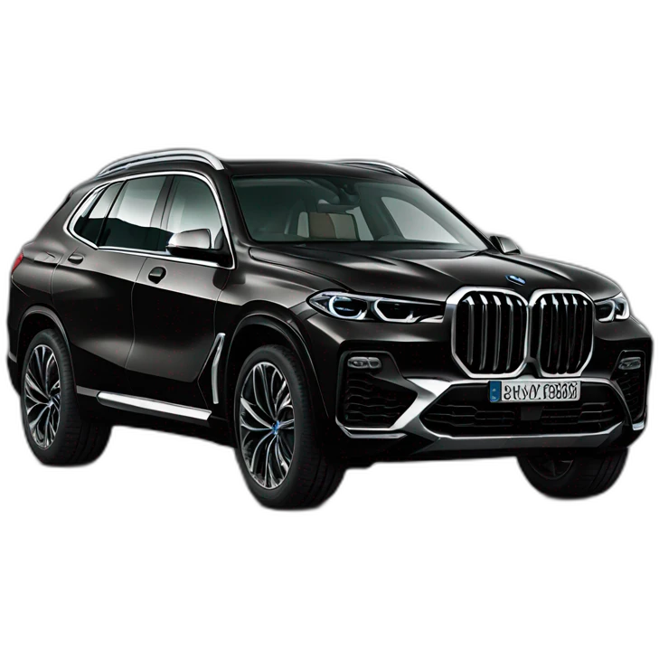Black bmw x8 emoji