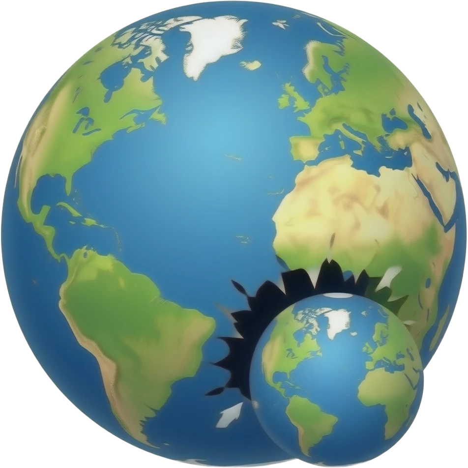 earth eating earth emoji