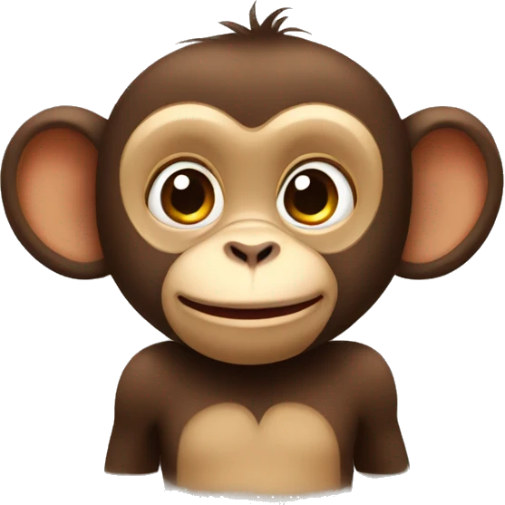 cute monkey emoji