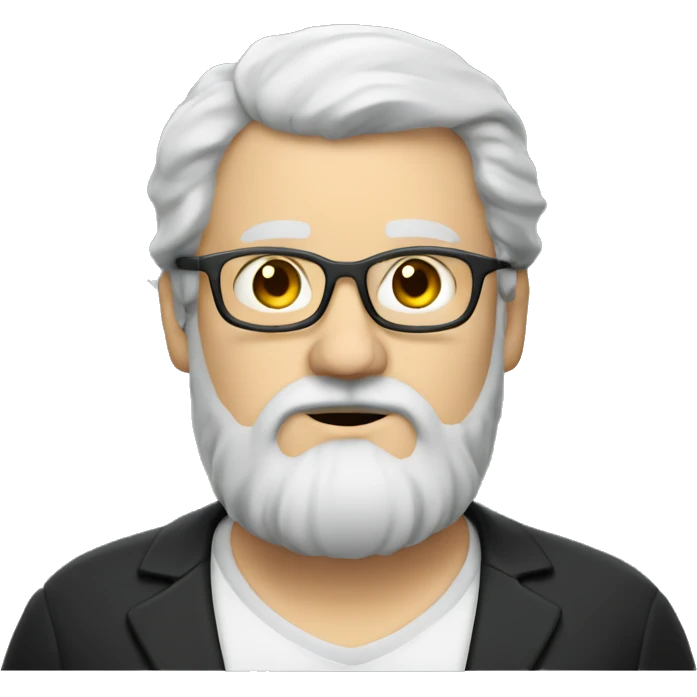 fat white teacher with beard emoji