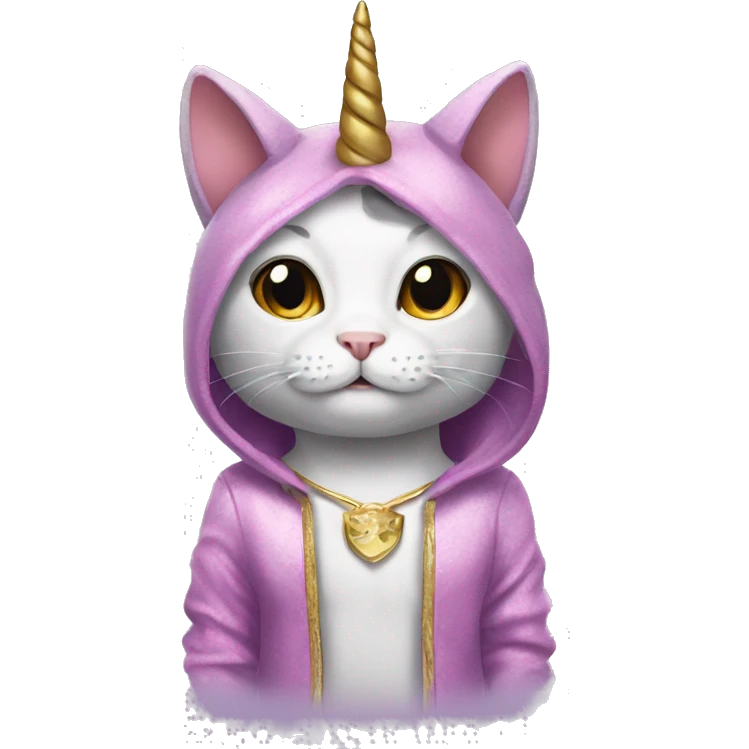cat with unicorn outfit emoji