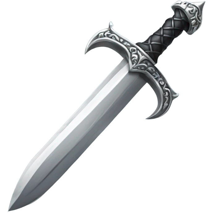 silver gothic dagger emoji