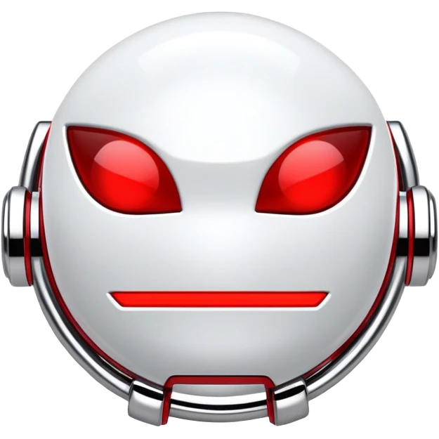  White And Red Cyber Aesthetic Deco emoji