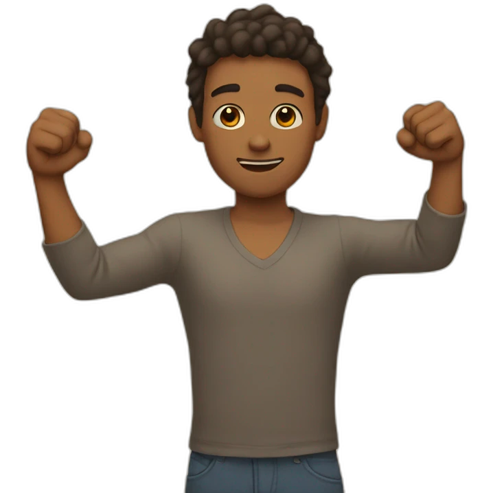 2 thumbs on one hand emoji