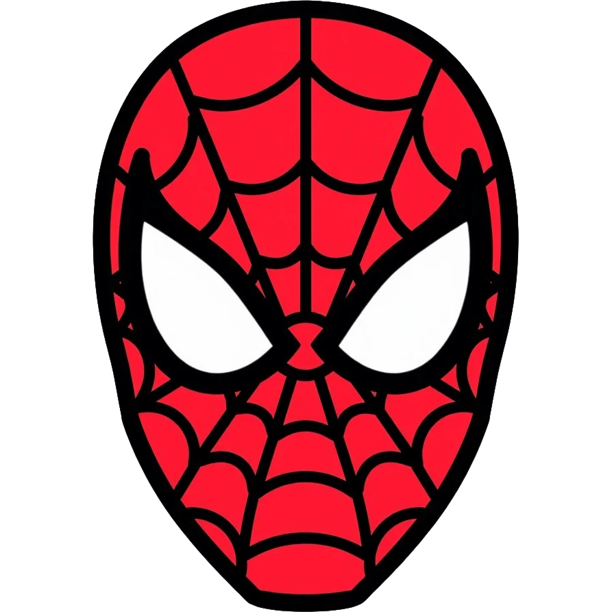 Spider-Man mask emoji