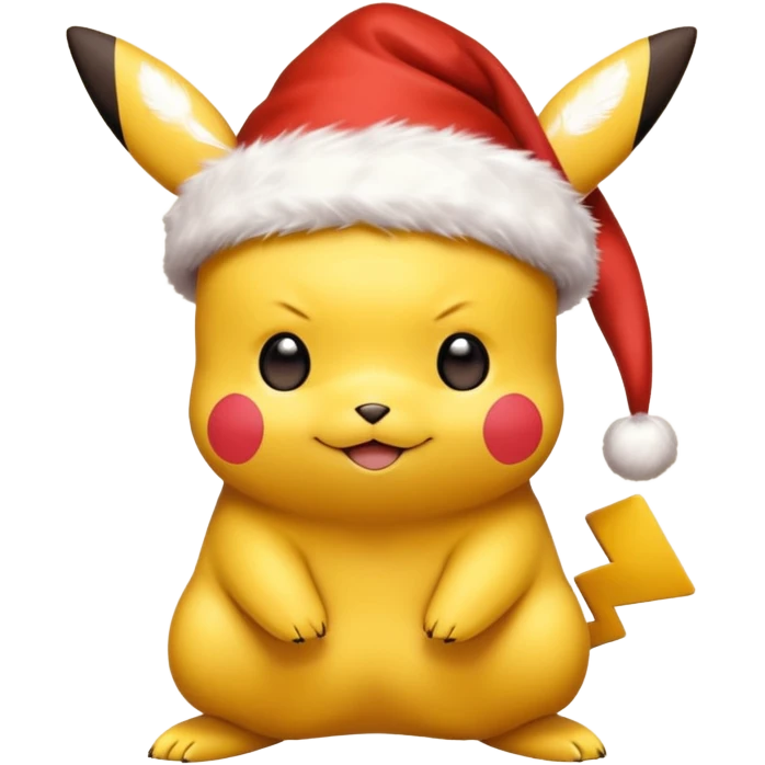 Pikachu de natal emoji