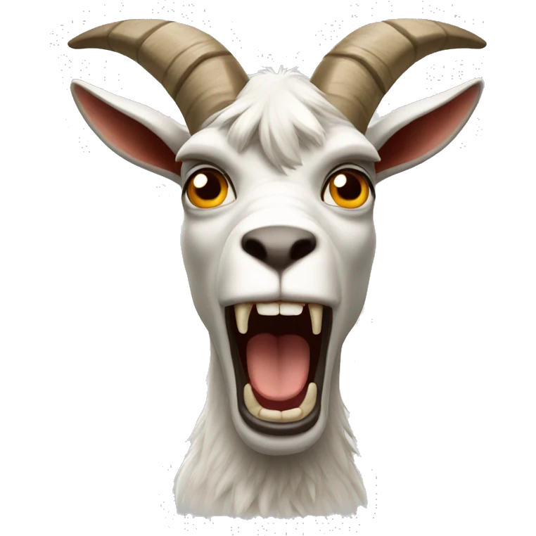 angry goat emoji