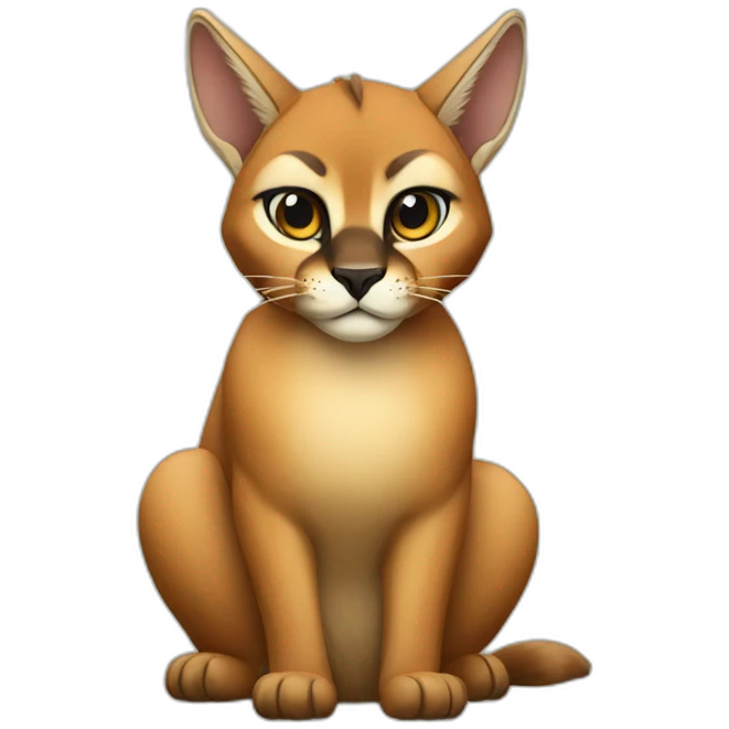 Fat Caracal emoji