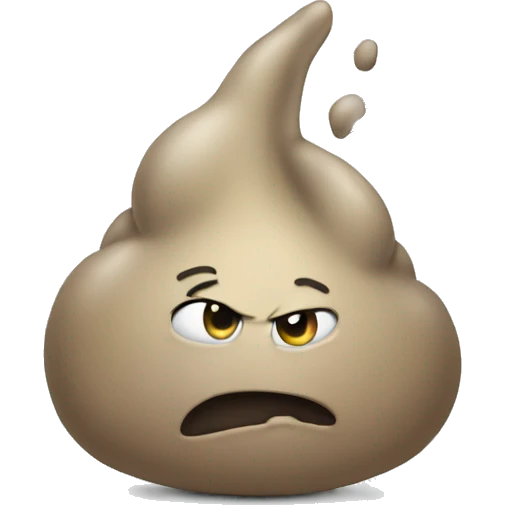 Funny fart cute emoji