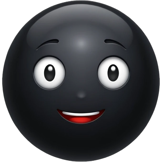 make same but in black color emoji