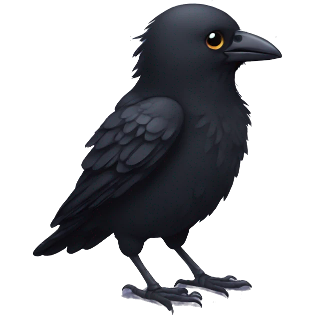 baby crow emoji