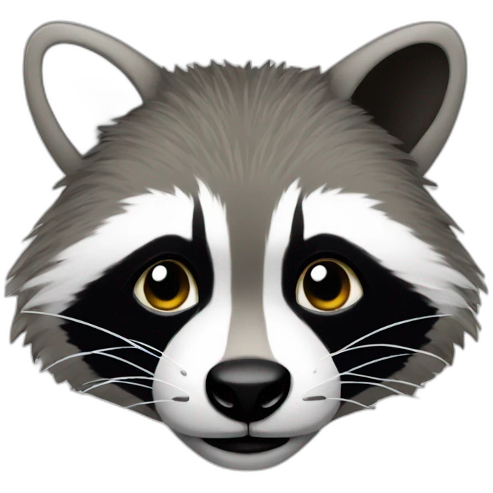 Money emoji but it's a racoon emoji