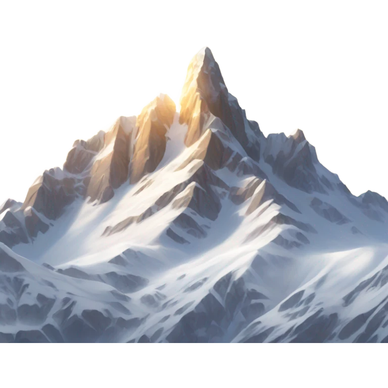 Snowy mountain  emoji