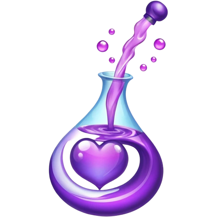 Purple love elixir emoji