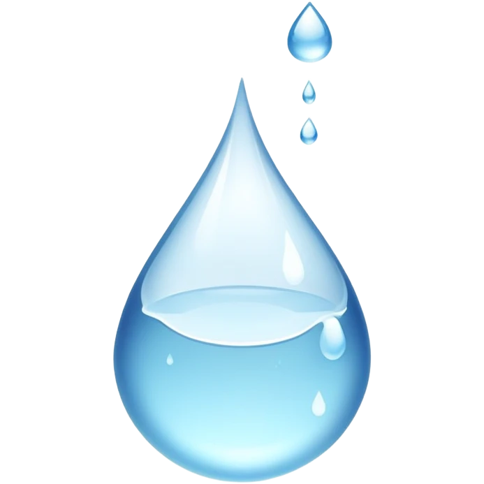 Phase change between water and water vapor emoji
