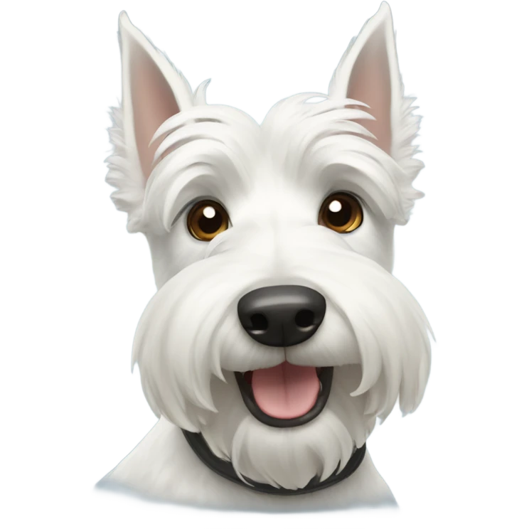 White Scottish terrier emoji