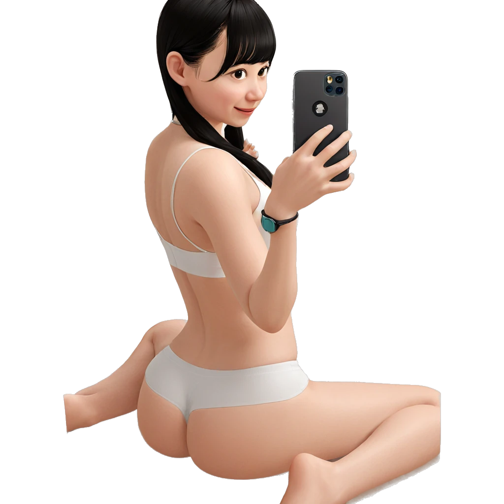 indoor selfie with phone emoji