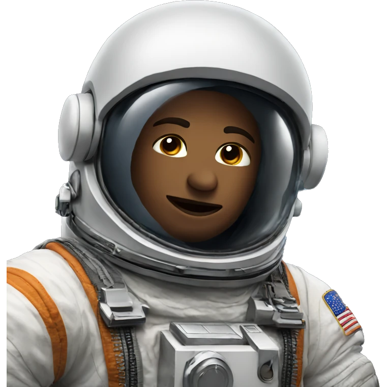 astronaut picture with helmet emoji