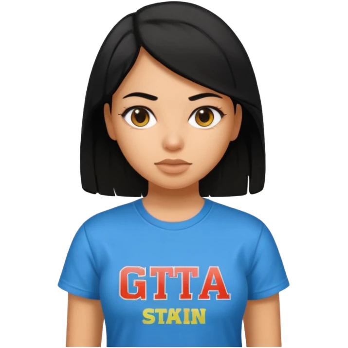 GTA GIRL 3d emoji
