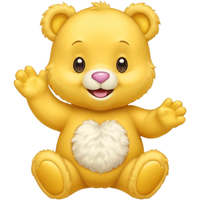 bisounours jaune emoji