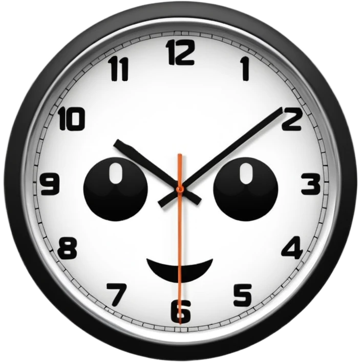 wall clock emoji