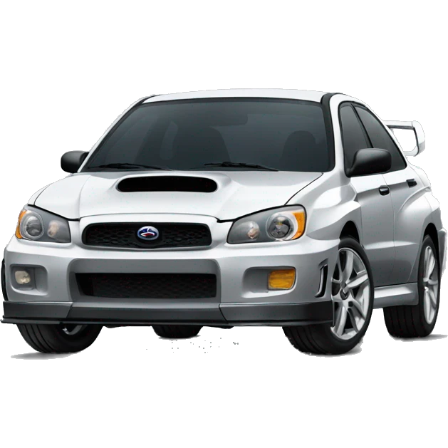 car WRX 2004 smiling emoji