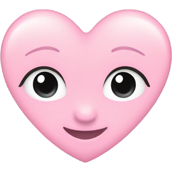 Baby pink heart  emoji