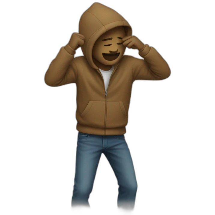 Homme qui dab emoji