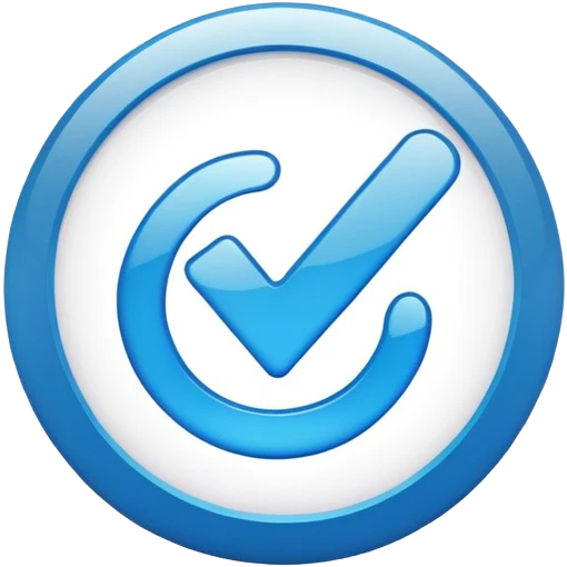 verified checkmark in a blue circle emoji