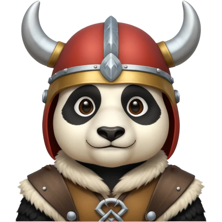 Panda Bear viking emoji