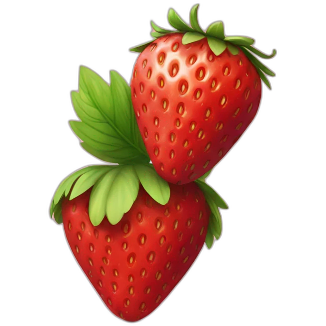 strong strawberry  emoji