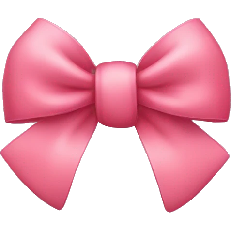 just a cute bow emoji