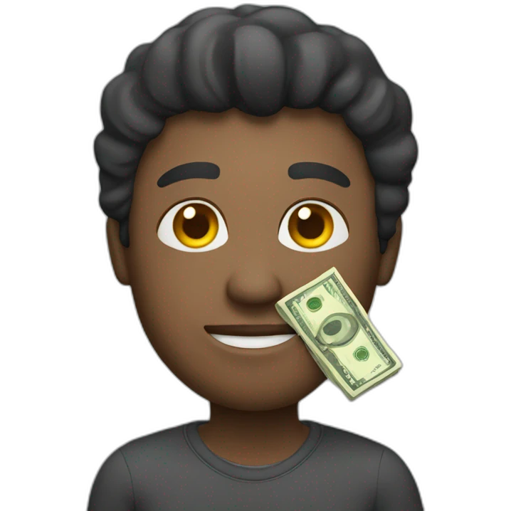 human with money emoji