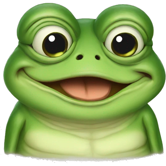 Pepe frog looks like a fat butterfly  emoji