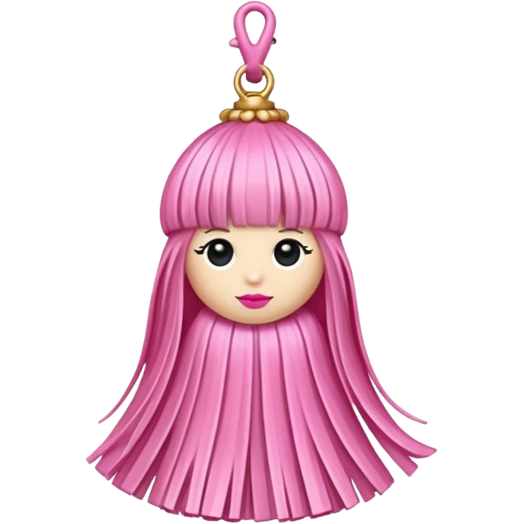 pink ade tassel pendant emoji