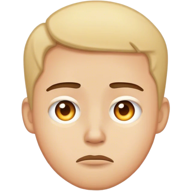 Una carita aburrida emoji